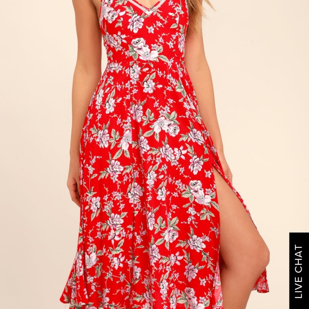 NWT Lulu's Esperanza Midi Dress